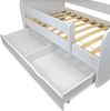 Bubema Belfino – Kinderbett mit Rausfallschutz und Schubkasten, inkl. Lattenrost, verschiedene Größen, Größe: 70 x 140 cm, Farbe: weiß Bild 5