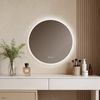 EMKE LED Badspiegel mit Beleuchtung Touch Beschlagfrei 3 Lichtfarbe Dimmbar Wandspiegel ф70cm Rund Bild 2