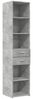 vidaXL Highboard Betongrau 40x42,5x185 cm Holzwerkstoff 3281444 Bild 2