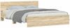 vidaXL Bettrahmen Wandmontage Sonoma 152 x 203 cm Holzwerkstoff 3402861 Bild 3
