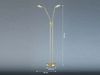 Fischer & Honsel 'Pool TW' Stehleuchte, Metall messingfarben, 160 cm Bild 4