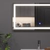 Badezimmerspiegel Miral Glas 80 x 40 cm mit Frontlight Beleuchtung Vicco Bild 4
