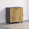 Waschbeckenunterschrank Bliss in Evoke Eiche und grau 60 cm Bild 3