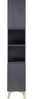 Hochschrank Overath 160x30x30cm Grau [en. casa] Bild 3