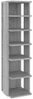 vidaXL Schuhregal Grau Sonoma 27,5x27x102 cm Holzwerkstoff 815974 Bild 2