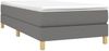 vidaXL Boxspringbett mit Matratze Dunkelgrau 80x200 cm Stoff 3144128 Bild 3