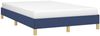 vidaXL Polsterbett, Stoff, 25,0 cm, Blau, 120x190 cm, mit Lattenrost, Natur Bild 4