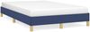 vidaXL Polsterbett, Stoff, 25,0 cm, Blau, 120x190 cm, mit Lattenrost, Natur Bild 2