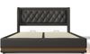 Polsterbett 160×200 cm mit hydraulischem Bettkasten, 3-seitiger LED & USB/Typ-C am Kopfteil Bild 4