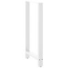 vidaXL Bartischbeine Weiß 2 Stk. 60x(110-111) cm Stahl 4013357 Bild 4