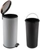 HTI-Living Mülleimer Mülleimer 30 Liter Grau/Kupfer Jannik, Abfalleimer mit Soft-Close-Deckel Bild 4