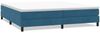 vidaXL Boxspringbett ohne Matratze Dunkelblau 200x220 cm Samt 3315895 Bild 2