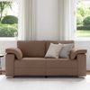 vidaXL Zweisitzer-Sofa Braun 180 cm Stoff 4105231 Bild 3