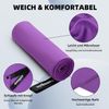 3er-Set Mikrofaser Handtuch Groß & 2 Stück Klein, Schnelltrocknende Fitness Bild 5