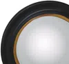 Wandspiegel rund FRANKLIN - Eukalyptusholz - D. 66 cm - Schwarz & Goldfarben Bild 2
