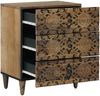 vidaXL Bettkasten Braun 50 x 33 x 60 cm Massivholz Mango 4018341 Bild 2