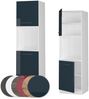 Herdumbauschrank Fame-Line Dunkelblau Hochglanz 60 cm mit offenem Regal Vicco Bild 5