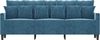 vidaXL 3-Sitzer-Sofa Blau 180 cm Samt 359322 Bild 3