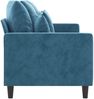 vidaXL 3-Sitzer-Sofa Blau 180 cm Samt 359322 Bild 4