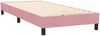 vidaXL Boxspringbett mit Matratze Rosa 90x220 cm Samt 3316340 Bild 5