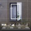 Simurq Spiegelschrank Badezimmerspiegelschrank mit 3-Farben LED Licht & Memory-Funktion (1x Spiegelschrank, alle Montageteile, bebilderte Montageanleitung) Bild 3