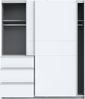 'Winn' Kleiderschrank, weiß, 170 cm Bild 4