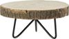Mica Beistelltisch Pia hellbraun Paulownia Holz Ø 29 x 14 cm Bild 5