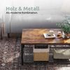 Couchtisch Connie - Holzfarben / Metall - 106 x 60 x 45cm Bild 5