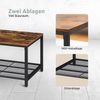 Couchtisch Connie - Holzfarben / Metall - 106 x 60 x 45cm Bild 3