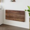 Tisch Klapptisch aus MDF in Walnussoptik, wandmontiert, platzsparend und vielseitig einsetzbar,18.5x114x56 cm Bild 2