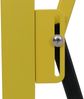 Alu Absperrgitter HWC-B34, Scherengitter Zaun Schutzgitter ausziehbar, 103x28-200cm ~ gelb-schwarz Bild 4