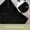 Green Bean® XXL-Sitzsack Fellotpik mit Füllmaterial (EPS Perlen - 380 Liter) - Indoor Maße ca 180 x 140 cm - Bean Bag - Schwarz Bild 5