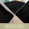 Green Bean® XXL-Sitzsack Fellotpik mit Füllmaterial (EPS Perlen - 380 Liter) - Indoor Maße ca 180 x 140 cm - Bean Bag - Schwarz Bild 3