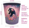 itenga Papierkorb itenga Papierkorb für Kinder - Motiv Pferd BELLA - ca. 11 Liter Bild 2