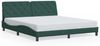 vidaXL Bettgestell ohne Matratze Dunkelgrün 180x200 cm Samt 3207938 Bild 2