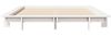 vidaXL Massivholzbett ohne Matratze Weiß 135x190 cm Kiefernholz 850675 Bild 4