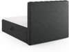 Micadoni Boxspringbett Kelp Strukturierter Stoff Anthrazit 160x200 Bild 5