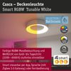 LED Deckenleuchte Smart Home Zigbee 3.0 Casca IP44 RGBW+ 1750lm 230V 20W dimmbar Alu matt Bild 2