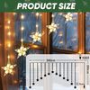 SALCAR 3m LED Sternen Lichtervorhang Bild 3