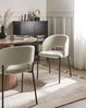 Esszimmerstuhl 2er Set PENNY Stoff Hellbeige Bild 3