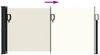vidaXL Seitenmarkise Ausziehbar Creme 100x300 cm 4004265 Bild 5