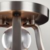 Deckenleuchte, Glas Nickel, D 35,2 cm Bild 5