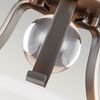 Deckenleuchte, Glas Nickel, D 35,2 cm Bild 4