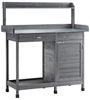 MCombo Pflanztisch MCombo Pflanztisch Gärtnertisch Blumentisch 0440/EY, mit Schublade Unterschrank, Holz, 101 x 45 x 121 cm Bild 4