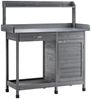 MCombo Pflanztisch MCombo Pflanztisch Gärtnertisch Blumentisch 0440/EY, mit Schublade Unterschrank, Holz, 101 x 45 x 121 cm Bild 5