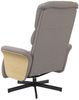 vidaXL Relaxsessel mit Fußteil Taupe Stoff 356606 Bild 5