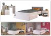 Jugendzimmer-Set >Pirouette 27< in Weiss mit drehbarem Elementen in Rosa / Grau Bild 2