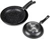 Bratpfanne Pfannen Set 3-tlg beschichtet Induktion Cheffinger CF-PA03 Schwarz Bild 4
