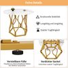 5-teiliges Esszimmer-Set mit rundem Esstisch Ø100 cm & 4 Samtstühlen – Design Essgruppe mit Marmormuster Tischplatte & Metallgestell Bild 5