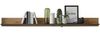 Wandboard Cintia / City, Holzwerkstoff, Schwarz, Holzfarben, 170 x 15 x 20 cm Bild 1